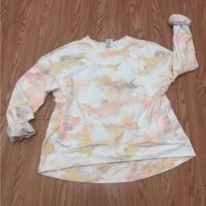 All in Motion Women's Pastel Tie-Dye Sweatshirt